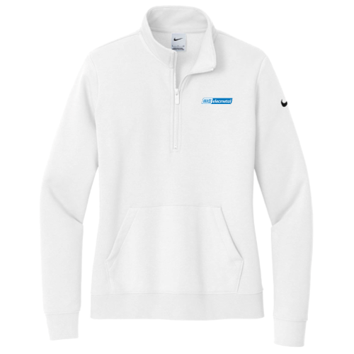 MEGlobal - Nike Ladies Club Fleece Sleeve Swoosh 1/2-Zip
