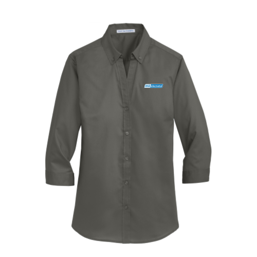 MEGlobal - Port Authority Ladies 3/4-Sleeve SuperPro Twill Shirt